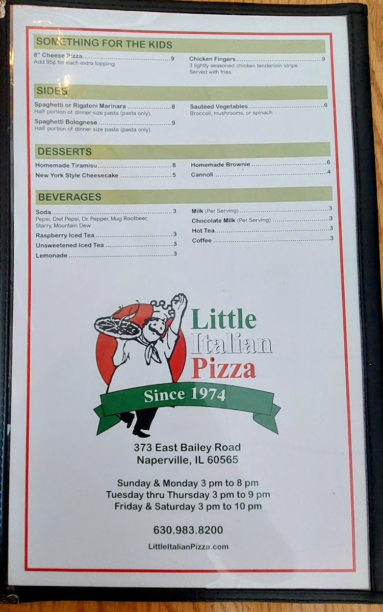 Menu Little Italian Pizza-3